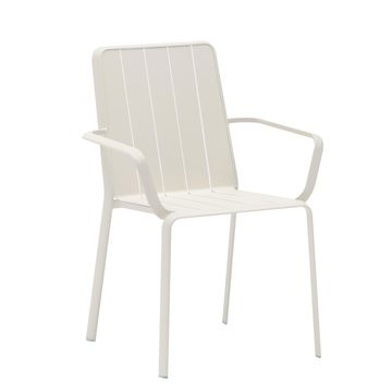 Outdoor Dining Armchair Idaho Full Alu Beige