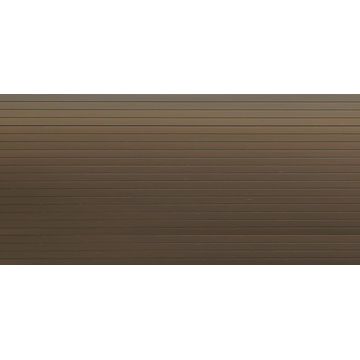 Garage Door Sectional Aluminium Stripe Bronze-Double Caravan Height-w4880xh2500mm