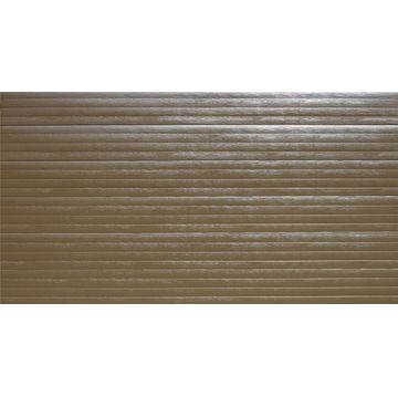 Garage Door Sectional Aluzinc Slat Bronze-Double Caravan Height-w4880xh2500mm