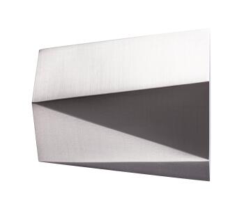 Curtain Pole Finial INSPIRE Square Brushed Chrome 28 Diameter x1