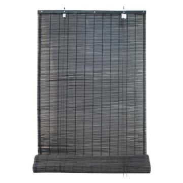 Roll Up Blind INSPIRE Bamboo Djibouti Black 60x230cm