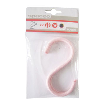 Spaceo accessories hook 2 pack pink