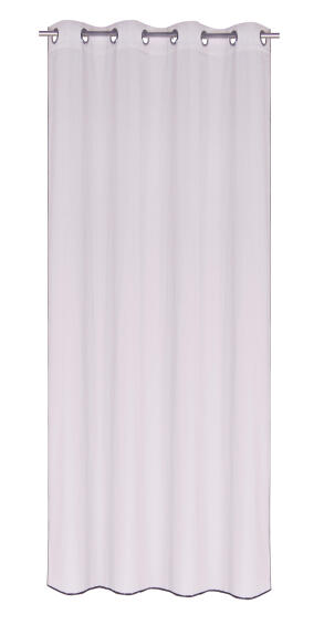 Inspire curtain eyelet ellis white & black 140x260cm