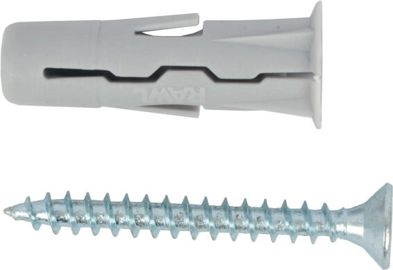 Universal plugs with screws 10x36mm 15pc rawlplug