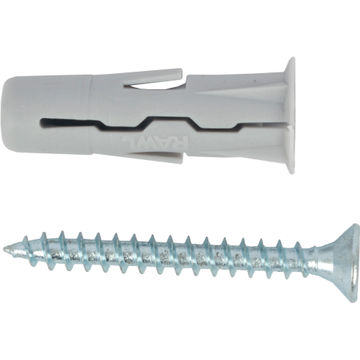 Universal plugs with screws 10x36mm 15pc rawlplug