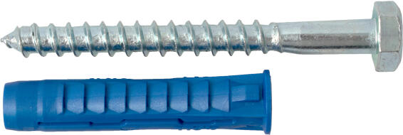 Universal nylon plugs 10x50mm 2pc rawlplug