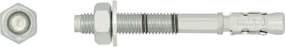 Throughbolts M12x100x5mm 2pc rawlplug