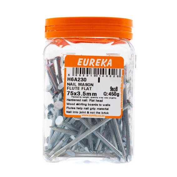 nail mason eureka flute flat 75x3.5mm q:450g