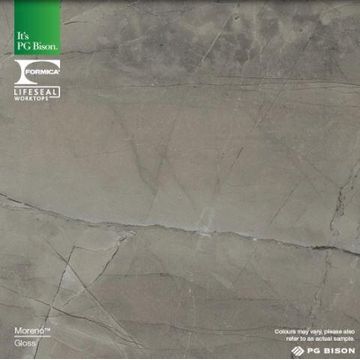 PG  Bison Kitchen Countertop Laminate L360Cm X D60Cm X H3,2Cm Moreno Gloss