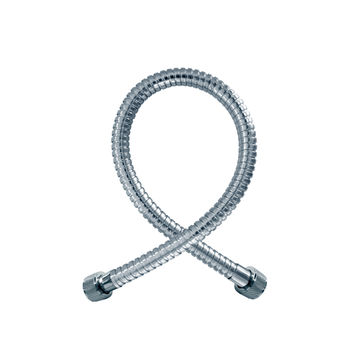 Shower hose double interlock chrome stainless steel SENSEA 0.8m