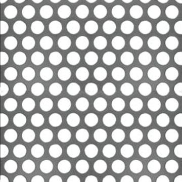 Metal sheet round punched steel 1000x500mm arcansas
