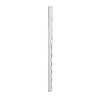 Mackie Wall Uprght Dbl Slot White 1995mm