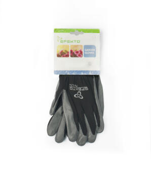 Gloves, Gardening Gloves, Black Nitrile, EFEKTO, Nr9 Large