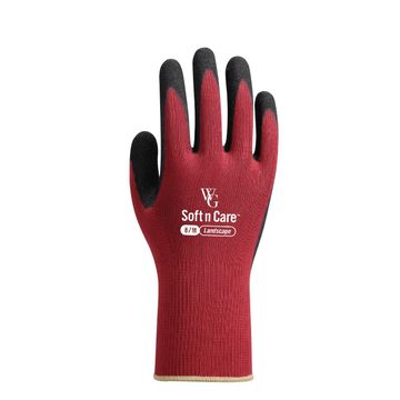 Gloves, Garden Gloves, Burgundy, TOPLINE, Nr8 Medium