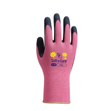 Gloves, Garden Gloves, Flora Rose Pink TOPLINE, Nr8 Medium