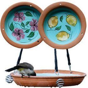 Elaines Birding Bird Bath Terracotta Dia 25cm
