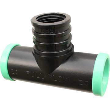 Irrigation full flow t-piece female combi 20mmx1/2"