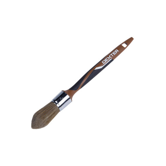 Sash stain and varnish brush (o) round 25mm dexter