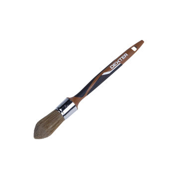 Sash stain and varnish brush (o) round 25mm dexter