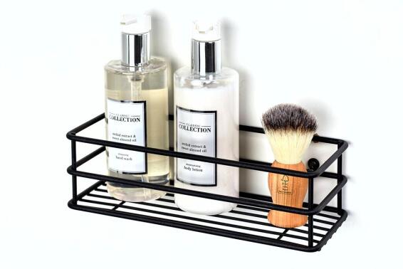 Shower Caddy Wall Basket STEELCRAFT Black W24cmXD10cmXH7.2cm