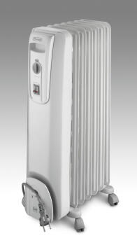 Oil Heater Fin DELONGHI KH770715 7 Fins Manual 1500 watt White