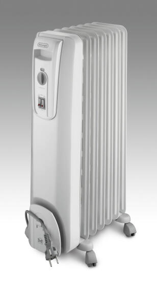 Oil Heater 7 Fins DELONGHI White 1500W