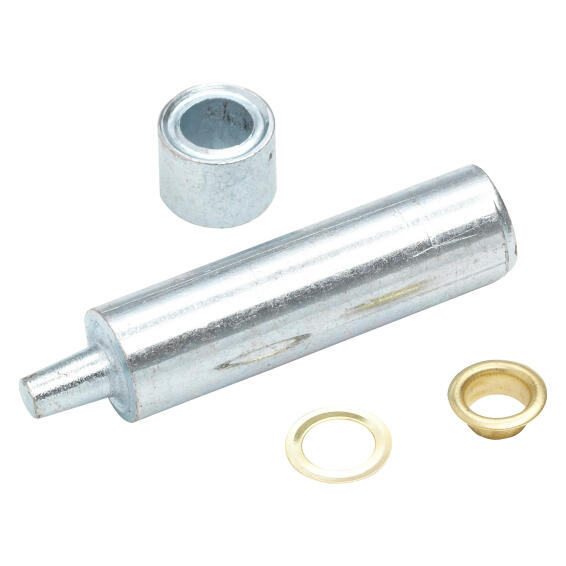 Brass plated eyelets with tool set 6mm 50pc standers