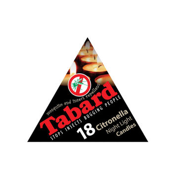 TABARD CITRONELLA NIGHT CANDLES 18'S