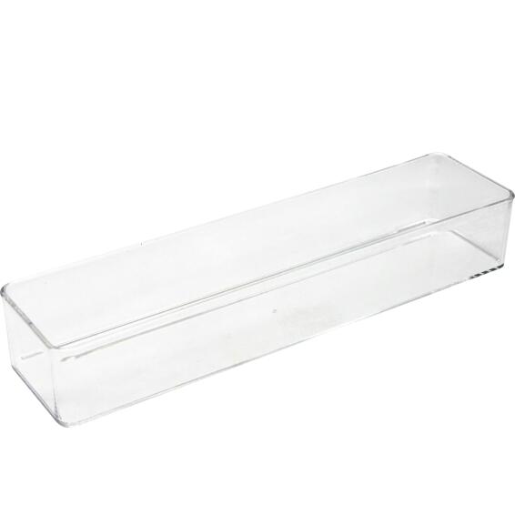 Sensea Cosmetic Storage Box Transparent W7.6cmxD30.3cmxH5cm