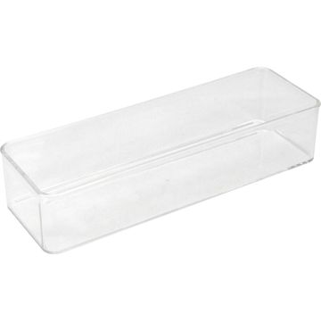 Sensea Cosmetic Storage Box Transparent W7.6cmxD22.8cmxH10cm