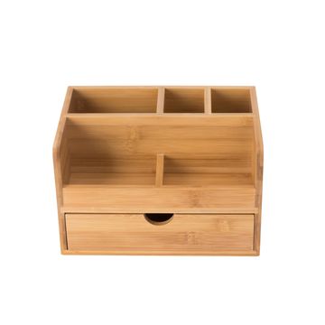 Sensea Beauty Box with Drawer Bamboo W15cmxD23.5cmxH15cm