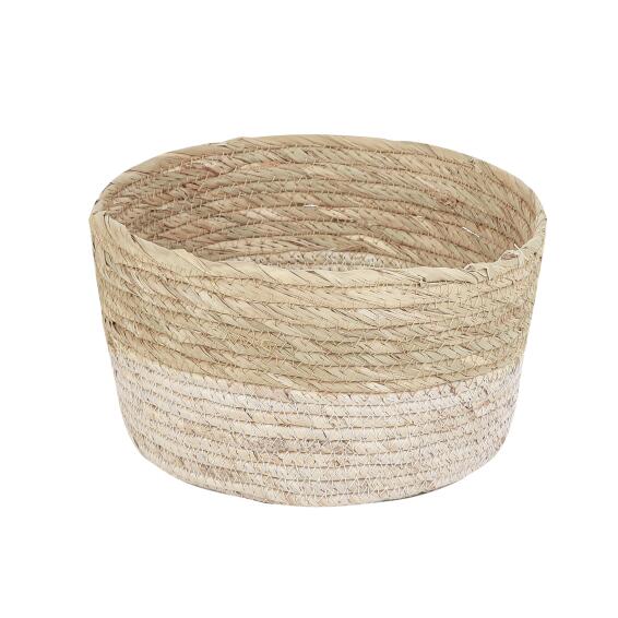 Sensea Round Small Storage Basket Natural Cream 