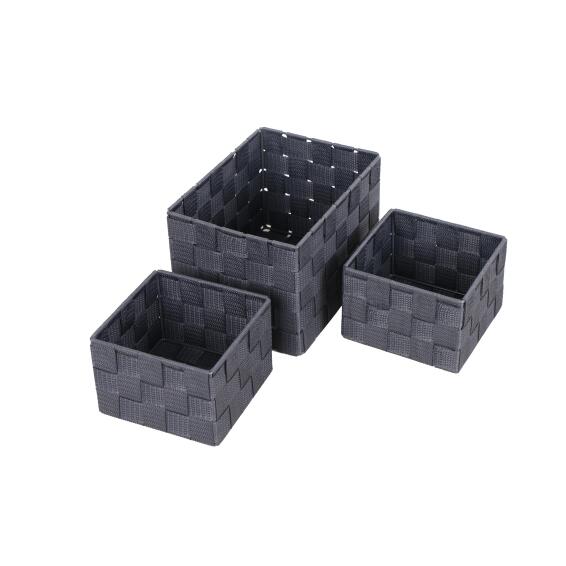 Sensea Silk Set Of 3 Storage Baskets Paris
