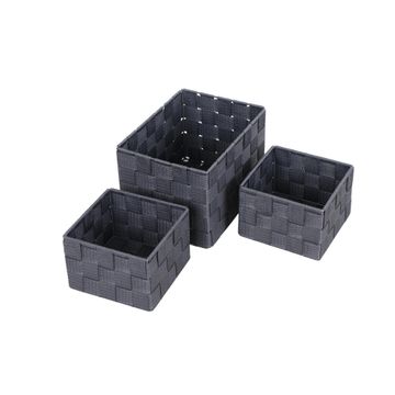 Sensea Silk Set Of 3 Storage Baskets Paris