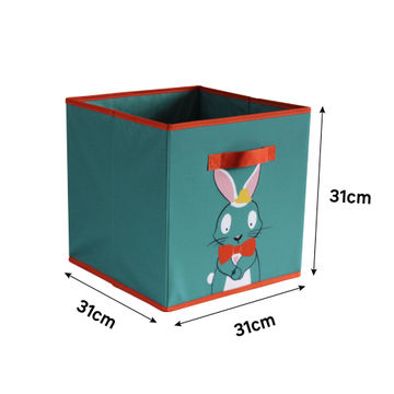 BSKT POLY OWL AND RABBIT SPACEO KUB