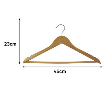 Spaceo wooden coat hanger for jackets