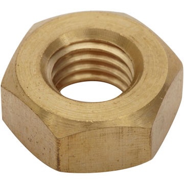 Brass hexagon nuts 10mm 6pc standers