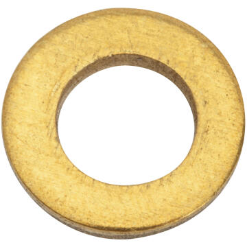 Flat washer brass plated D5mm 15pc standers