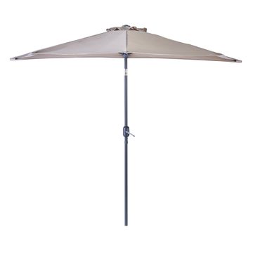 NATERIAL HALF ROUND BALCONY UMB MOON