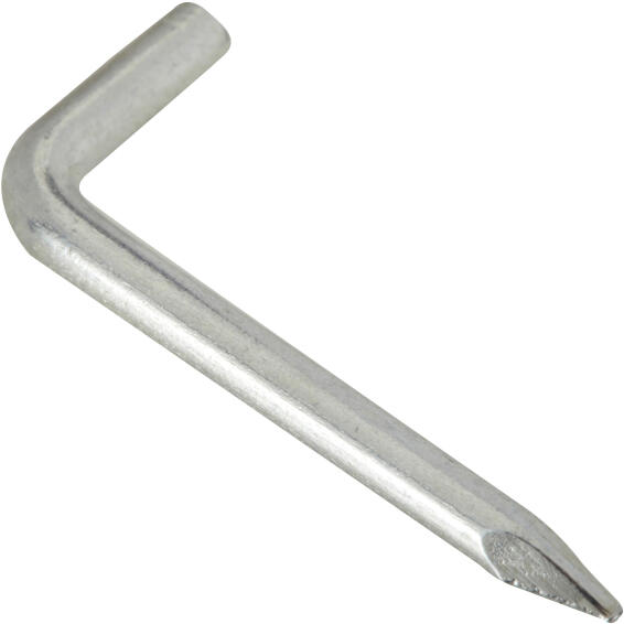 Square hook pin zinc plated 3.0x30mm 20pc standers