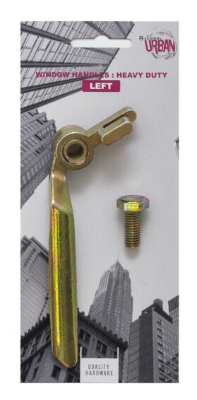 Window handle heavy duty left hand urban