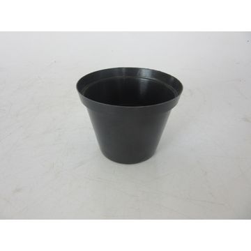 Pot, Plastic Pot, Black, 12cm