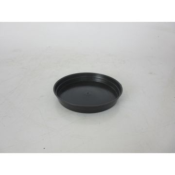 Saucer, Plastic Drip Tray, Black, 18-20cm