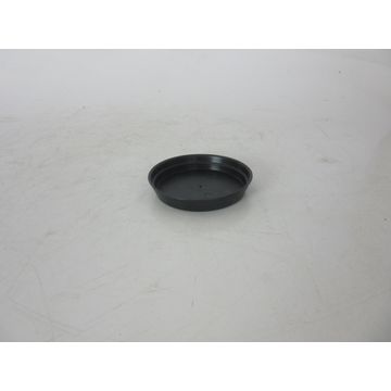 Saucer, Plastic Drip Tray, Black, 12-15cm