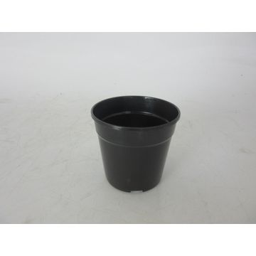 Pot, Plastic Pot, Black, 12cm