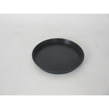 Saucer, Plastic Drip Tray, Black, 25-30cm