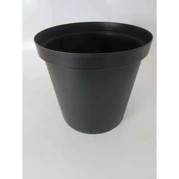 Pot, Plastic Pot, Black, 43cm
