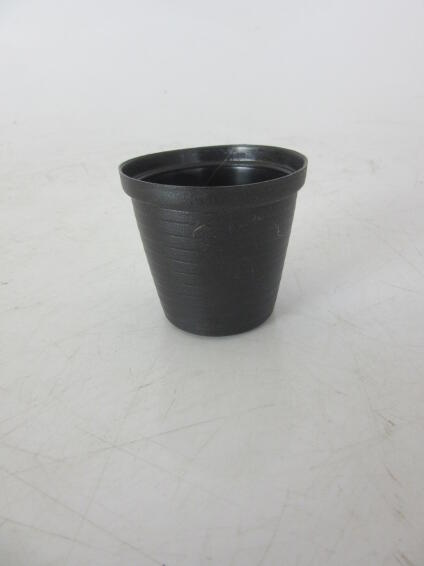 Pot, Plastic Pot, Black, 5cm