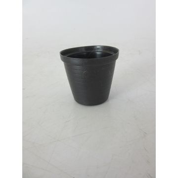 Pot, Plastic Pot, Black, 5cm