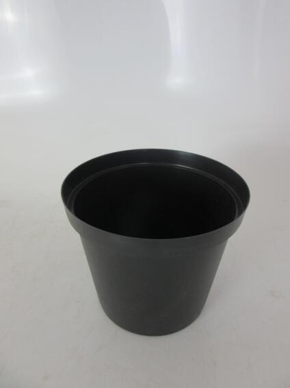 Pot, Plastic Pot, Black, 25cm